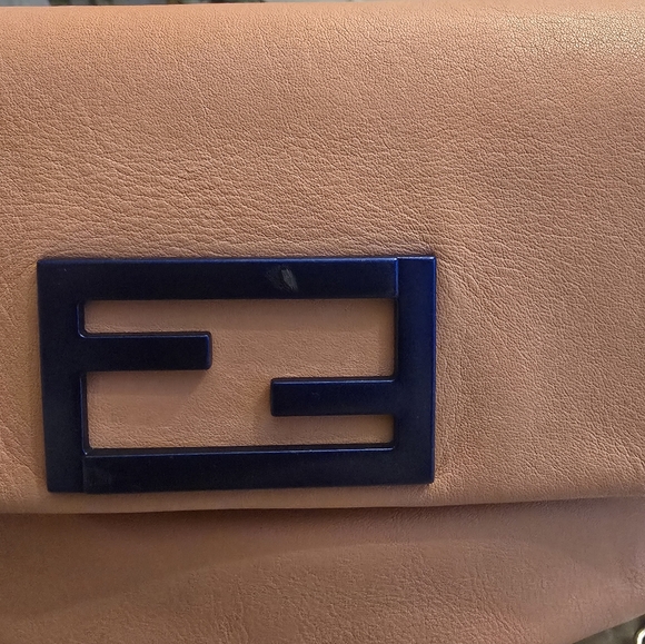 Vintage FENDI Nappa Fendista Pouchette Crossbody Bag - Picture 3 of 6